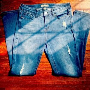 Vintage Banana republic skinny jeans stretch ripped